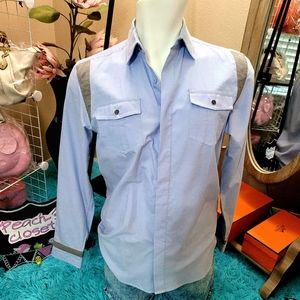 Maldita  men's button down long sleeves shirt